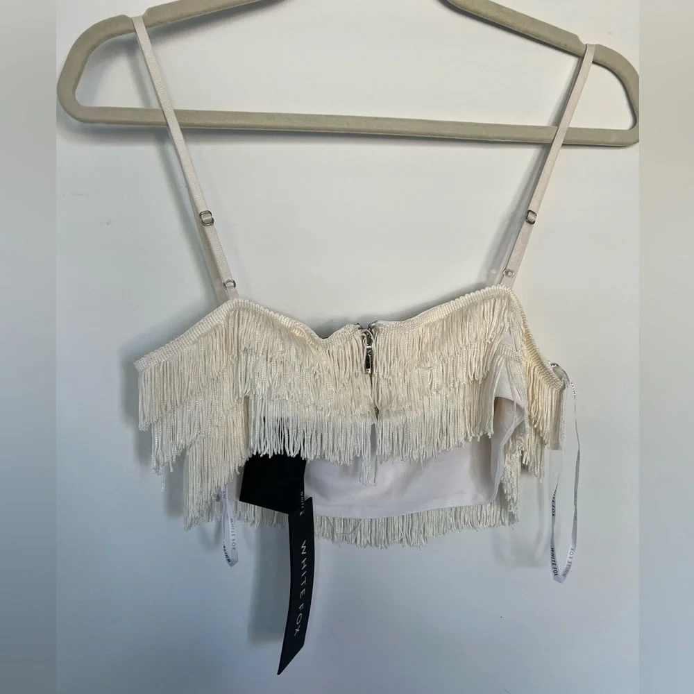 White Fox Elevate Crop - White - Picture 4 of 5